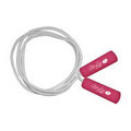 7' Pink (Magenta) Handle Jump Rope (Imprint Both Handles***)